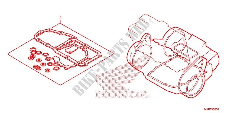 GASKET KIT dla Honda CBR 1000 SP REPSOL 2015