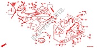 LOWER COWL (G.) dla Honda CBR 600 R ABS VERMELHO 2012