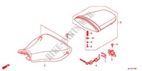SINGLE SEAT (2) dla Honda CBR 600 R ABS VERMELHO 2012