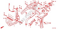 EXHAUST MUFFLER (2) dla Honda CBR 600 R ABS RED 2012