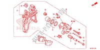 REAR BRAKE CALIPER dla Honda NC 750 J VULTUS 2014