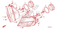 HEADLIGHT dla Honda CBF 1000 F ABS 98HP 2011
