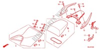 SINGLE SEAT (2) dla Honda CBF 1000 F ABS 98HP 2011