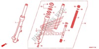 FRONT FORK dla Honda WAVE 110 disque frein avant 2012