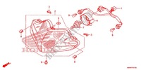 HEADLIGHT dla Honda WAVE 110 disque frein avant 2012