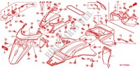 REAR FENDER dla Honda TRANSALP 700 ABS 2010