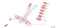 STEERING STEM dla Honda CROSSRUNNER 800 GREY 2012