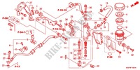 REAR BRAKE MASTER CYLINDER dla Honda CBR 1000 RR ABS RED 2012