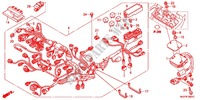 WIRE HARNESS dla Honda CBR 1000 RR ABS RED 2012