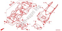 REAR FENDER dla Honda CBR 1000 RR ABS NOIRE 2012