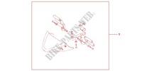 FRONT SPOILER dla Honda VT 1300 FURY ABS 2011