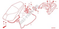 SINGLE SEAT (2) dla Honda SCR 110 2014