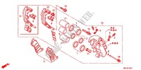 FRONT BRAKE CALIPER (FJS400D9/FJS400A) dla Honda SILVER WING 400 ABS 2009