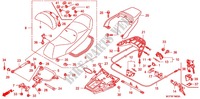 SINGLE SEAT (2) dla Honda SILVER WING 400 ABS 2011