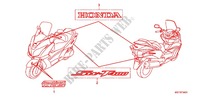 STICKERS (FJS400D9/FJS400A) dla Honda SILVER WING 400 ABS 2012