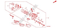REAR BRAKE CALIPER (FES1253 5) (FES1503 5) dla Honda PANTHEON 125 FES 2006