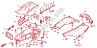 REAR COWL   LUGGAGE BOX (FES1253 5) (FES1503 5) dla Honda PANTHEON 125 FES 2005