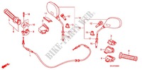 SWITCH   CABLE   MIRROR (FES1253 5) (FES1503 5) dla Honda PANTHEON 125 FES 2005