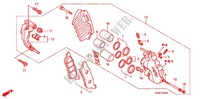 FRONT BRAKE CALIPER (FES1253 5) (FES1503 5) dla Honda PANTHEON 125 FES 2006