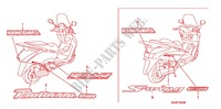 STICKERS dla Honda S WING 125 FES ABS 2008