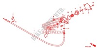 REVERSE LEVER   CABLE dla Honda TRX 700 XX SPECIAL 2009