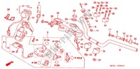 HANDLEBAR   TRIPLE CLAMP   STEERING STEM (CB400SF2/3/4/CB400/S) dla Honda CB 400 SUPER BOL D\'OR J 2005