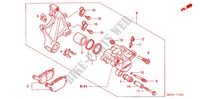REAR BRAKE CALIPER (CB400SF4/CB400/S) dla Honda CB 400 SUPER BOL D\'OR J 2005