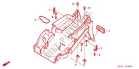 REAR FENDER dla Honda CB 250 HORNET SPEED WARNING LIMIT 1999