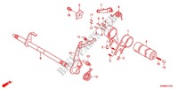 GEARSHIFT DRUM   SHIFT FORK dla Honda WAVE DASH 110 R, Electric start, rear brake disk 2014