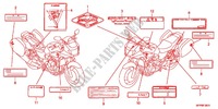 CAUTION LABEL (CB1300S/SA/TA) dla Honda CB 1300 SUPER BOL DOR ABS SPECIAL 2012