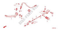 MAIN STAND   BRAKE PEDAL dla Honda CB 1300 SUPER BOL DOR ABS 2012