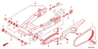 SWINGARM   CHAIN CASE dla Honda CB 1300 SUPER BOL DOR ABS SPECIAL 2012