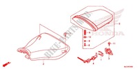 SINGLE SEAT (2) dla Honda CBR 600 RR RED 2013