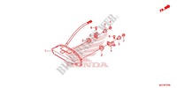 TAILLIGHT (2) dla Honda CBR 600 RR RED 2013