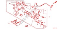 REAR BRAKE CALIPER dla Honda CB 1300 SUPER FOUR TOURING SE 2012
