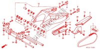 SWING ARM (CBR900RR'02,'03) dla Honda CBR 954 RR 2002
