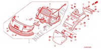 REAR INDICATOR dla Honda TRX 250 FOURTRAX RECON Standard 2005