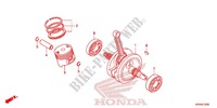 CRANKSHAFT dla Honda CRF 230 F 2016