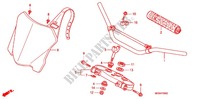 HANDLEBAR   TRIPLE CLAMP   STEERING STEM (CRF450R'08) dla Honda CRF 450 R 2008