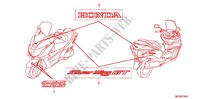 STICKERS (FJS600A/D9) dla Honda SILVER WING 600 GT ABS 2011