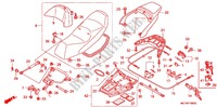 SINGLE SEAT (2) dla Honda SILVER WING 600 GT 2012