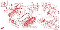 SWINGARM   CHAIN CASE dla Honda SILVER WING 600 ABS 2013