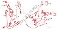 LEVER   SWITCH   CABLE (2) dla Honda VALKYRIE 1500 F6C TOURER 2000