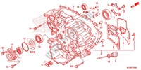 REAR TRANSMISSION CASE dla Honda F6B 1800 BAGGER AC 2014