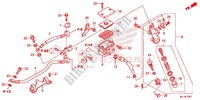 REAR BRAKE MASTER CYLINDER (NC700XD/NC750XA) dla Honda NC 750 X ABS DCT 2015