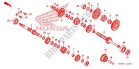 GEARBOX dla Honda TRX 250 FOURTRAX RECON Electric Shift 2007