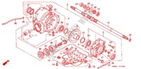 REAR FINAL GEAR dla Honda TRX 250 FOURTRAX RECON Standard 2004