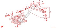 FRONT SUSPENSION ARM dla Honda FOURTRAX 420 RANCHER 4X4 DCT PS 2014