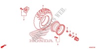 REAR WHEEL dla Honda FOURTRAX 420 RANCHER 4X4 DCT PS 2014