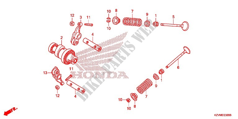 CAMSHAFT dla Honda EX5 110 Electric start, fuel injection 2016